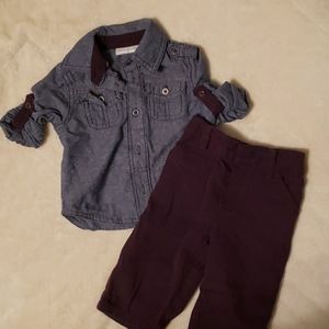 First Impressions Denim Shirt and Pants